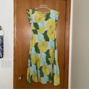 Khush Khush Green Floral Dress